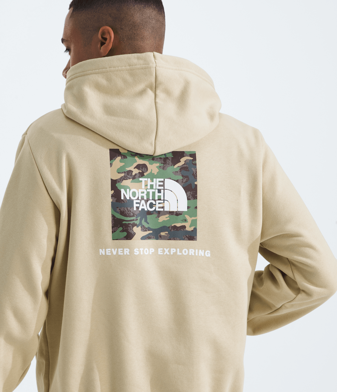 Men’s Evolution Box Camo Fill Hoodie—Graphic - Gravel