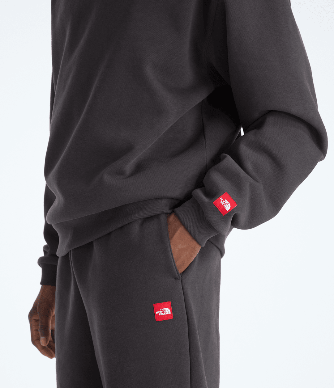 Men’s TNF™ Red Box Hoodie - Obsidian
