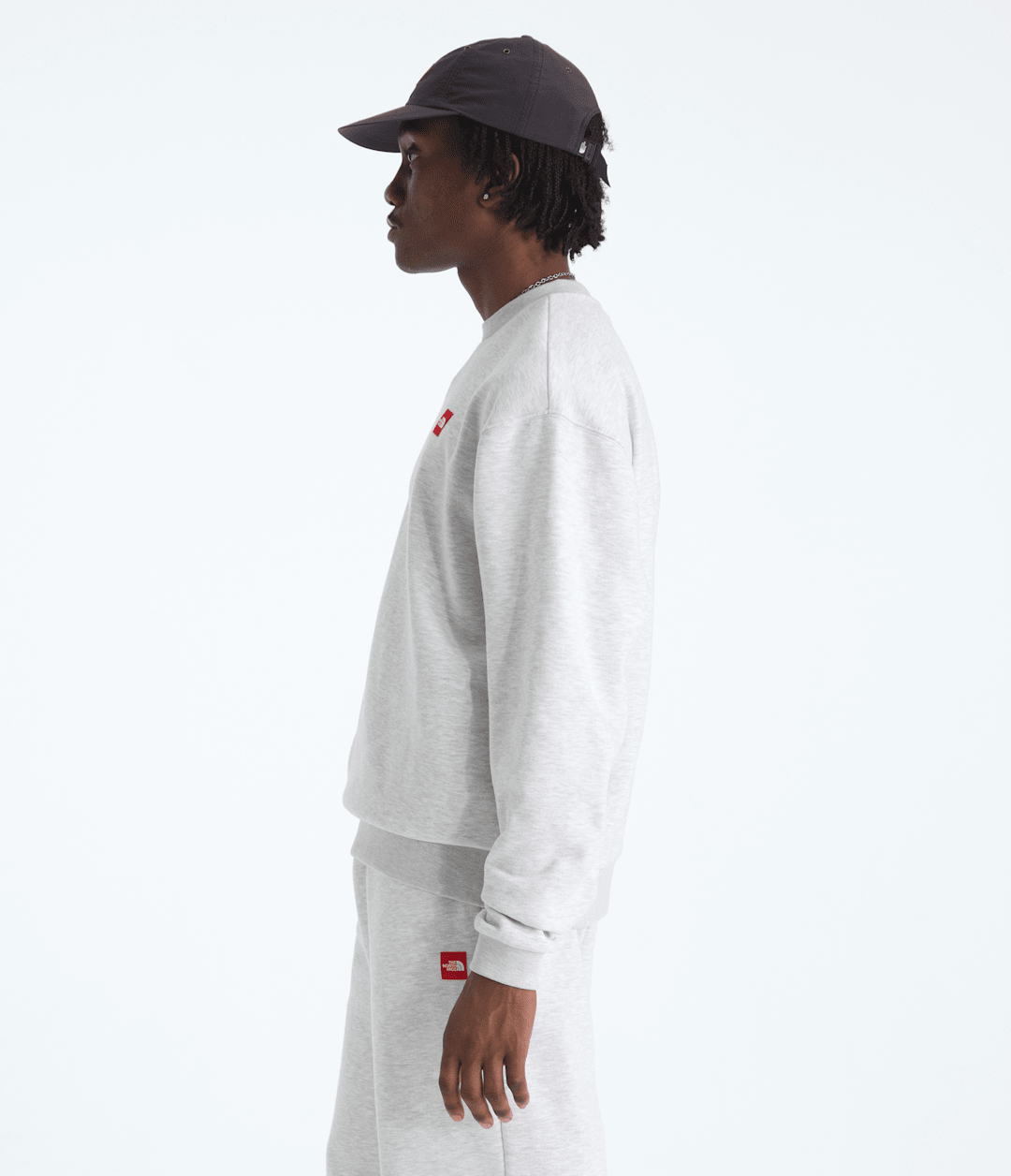 Men’s TNF™ Red Box Crew - TNF Classic Grey Heather