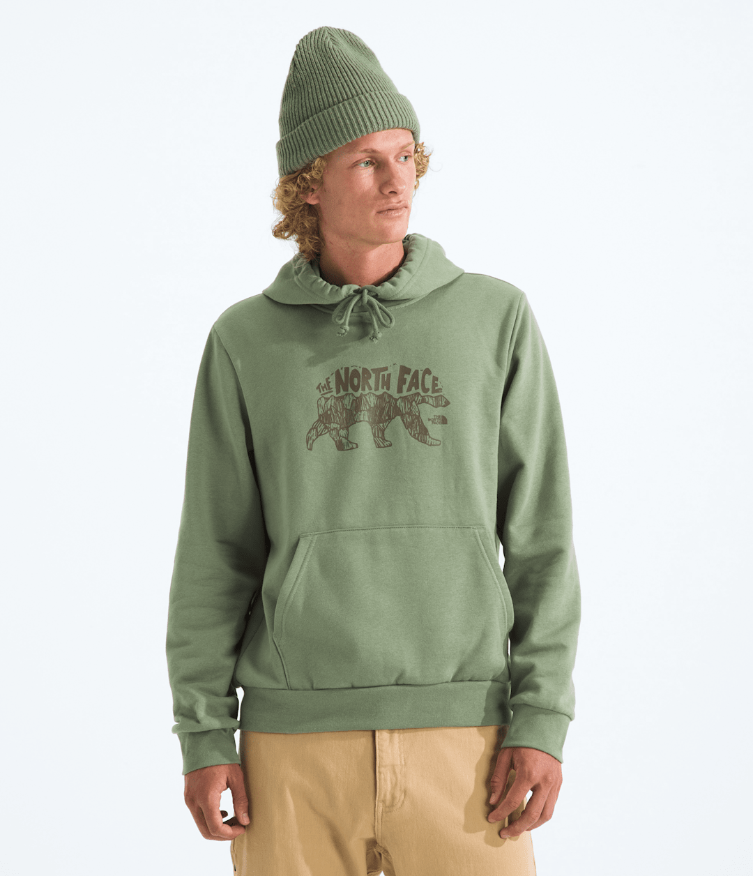 Men’s Evolution TNF™ Bear Hoodie—Graphic - Bark Mist