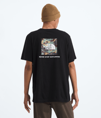 Men’s Evolution Box Camo Fill Short-Sleeve Tee—Graphic - TNF Black