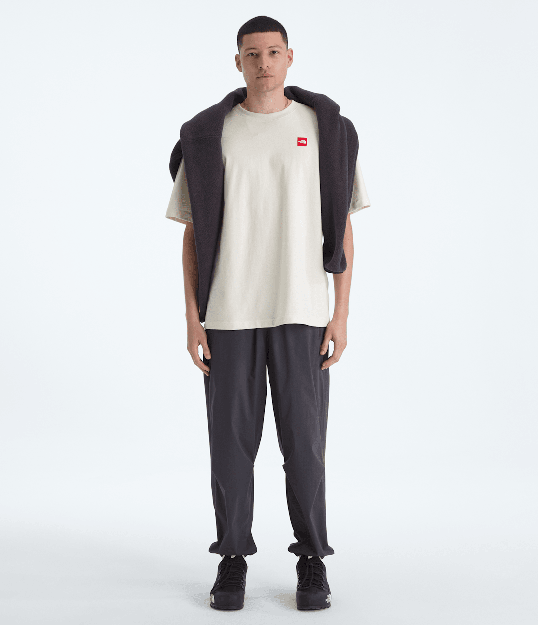 Men’s TNF™ Red Box Short-Sleeve Tee - White Dune