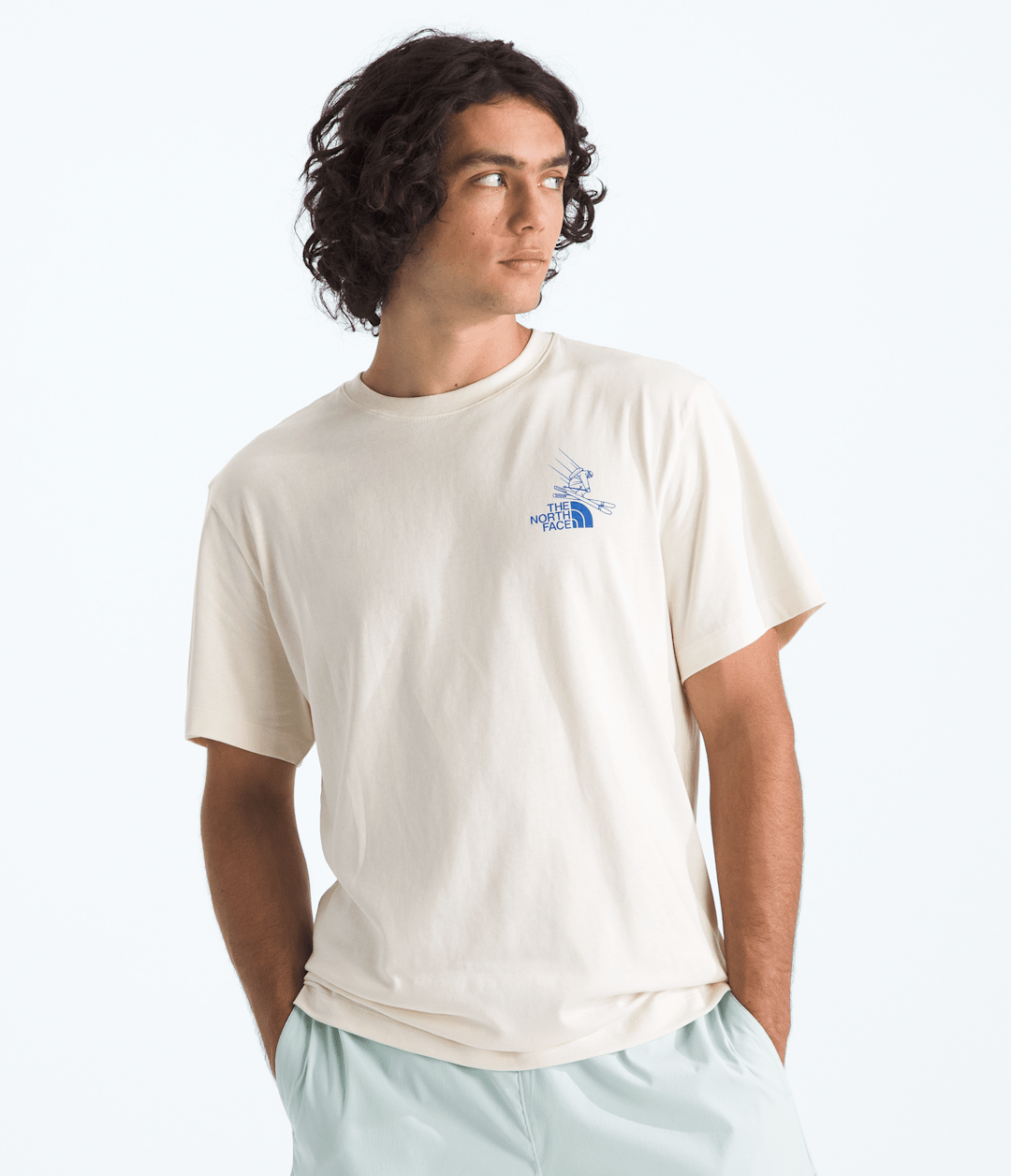 Men’s Mountain Celebration Regular Short-Sleeve Tee—Graphic - White Dune