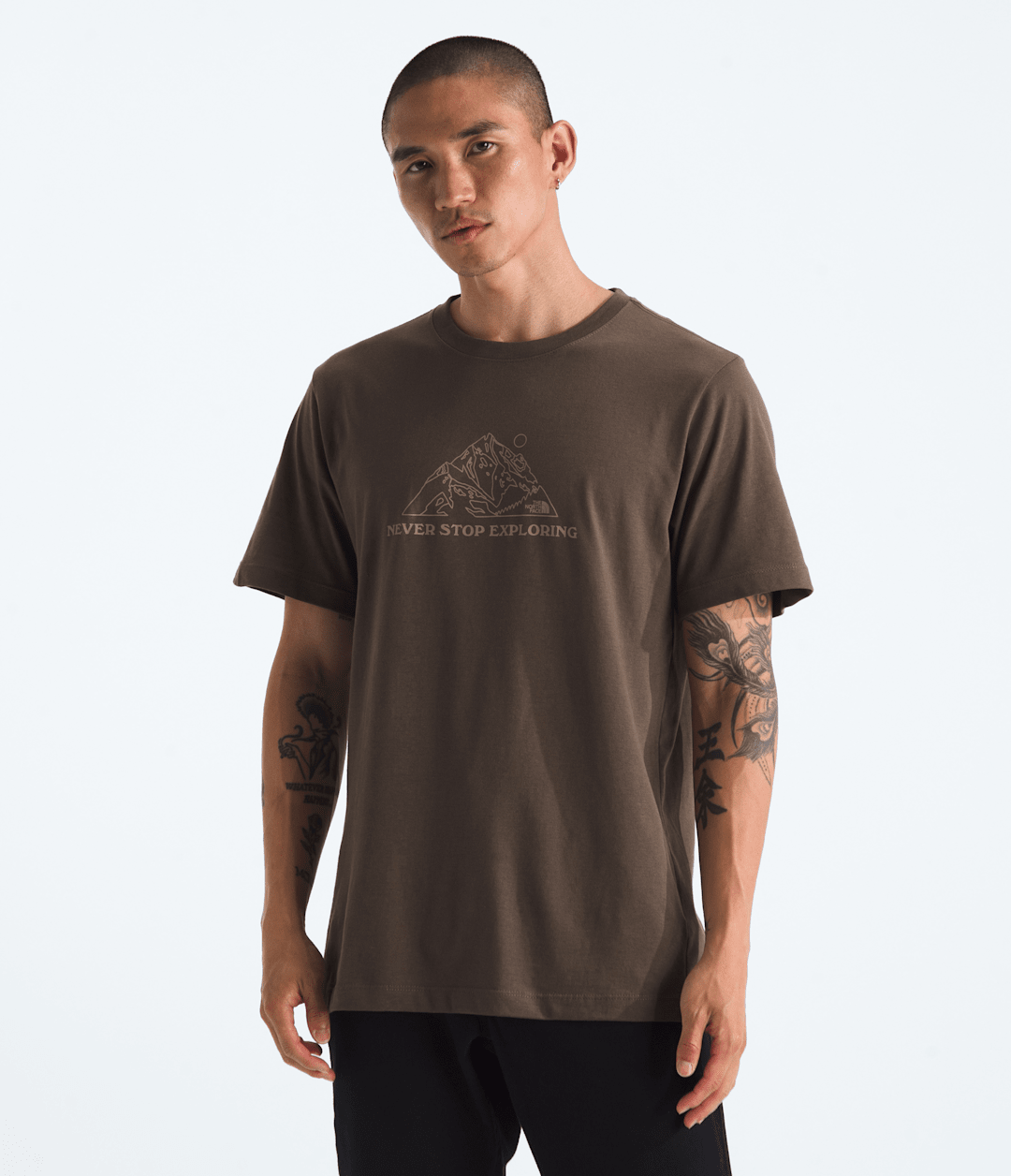 Men’s Evolution Mtn Base Short-Sleeve Tee—Graphic - Smokey Brown