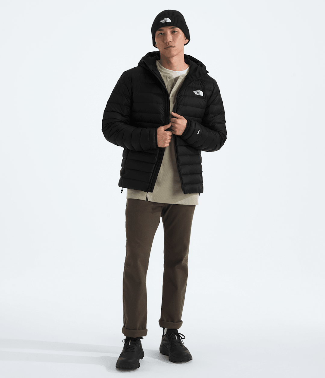 Men’s Classic Down Hooded Jacket - TNF Black