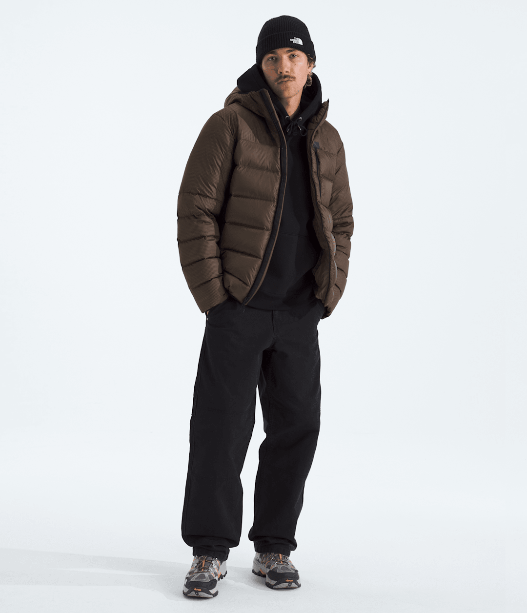 Men’s TNF™ HKe Kalix Down Hooded Jacket - Smokey Brown