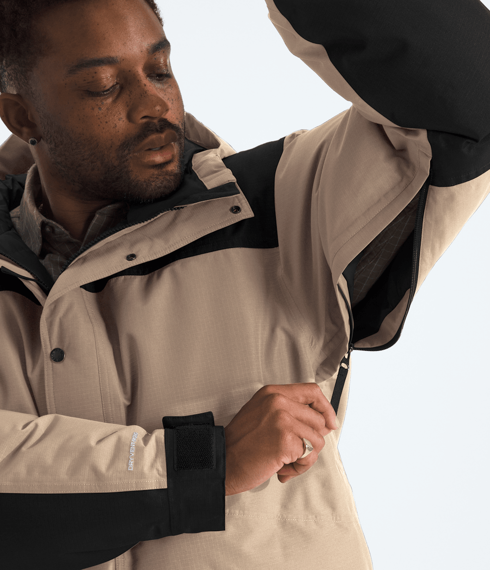 Men’s Mountain Down Jacket - Mushroom Grey/TNF Black