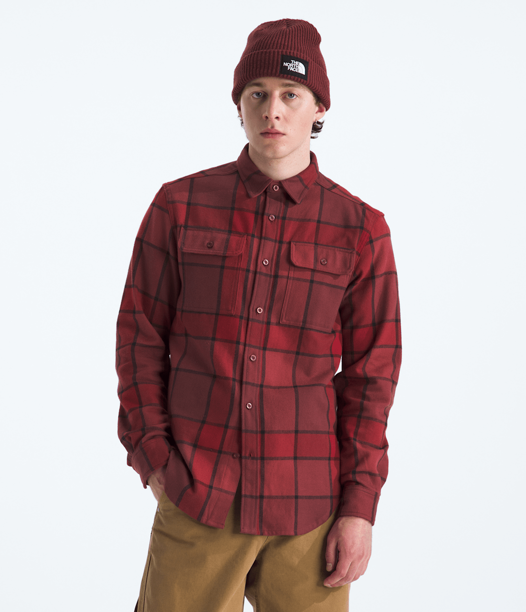 Men’s Arroyo Flannel Shirt—Plaid - Sumac Macro Small Plaid