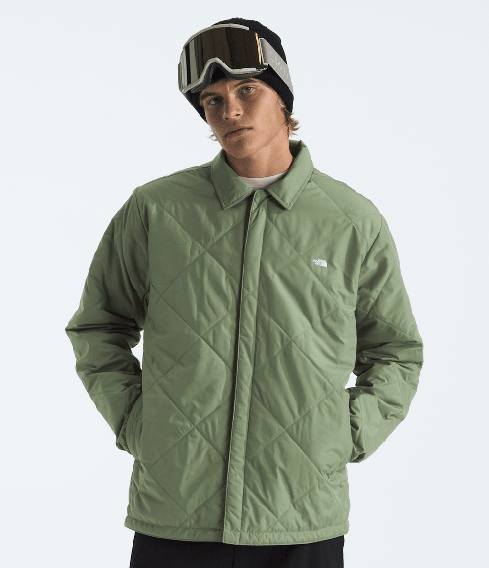 Men’s Afterburner Insulated Flannel - Bark Mist/TNF Black Shadow Plaid
