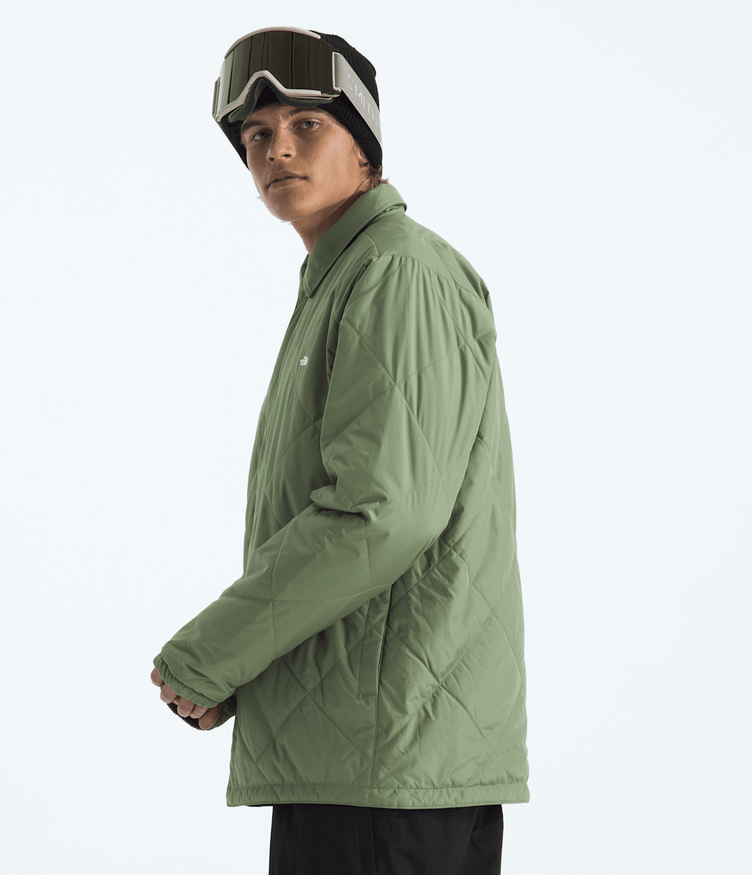 Men’s Afterburner Insulated Flannel - Bark Mist/TNF Black Shadow Plaid