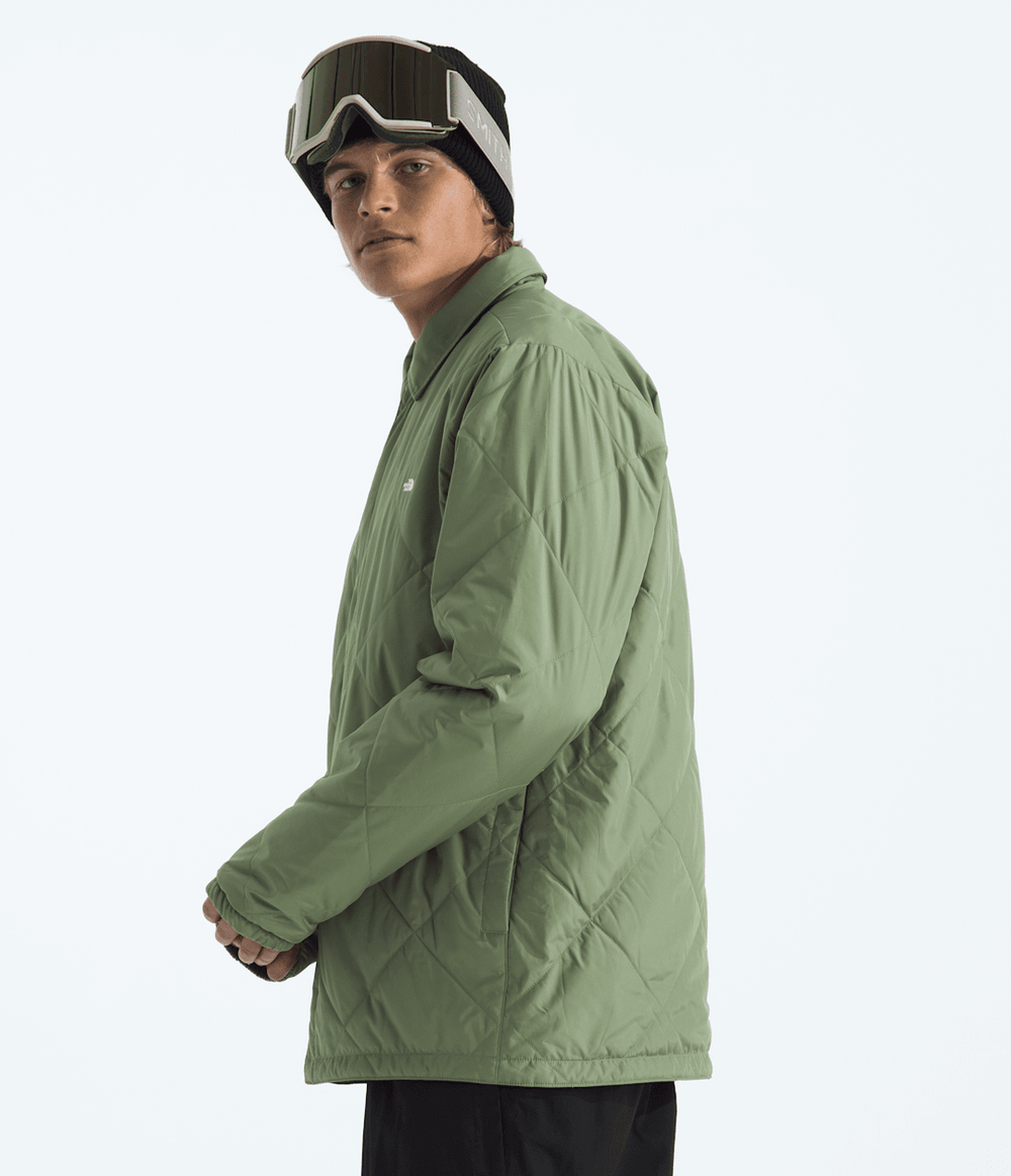 Men’s Afterburner Insulated Flannel - Bark Mist/TNF Black Shadow Plaid