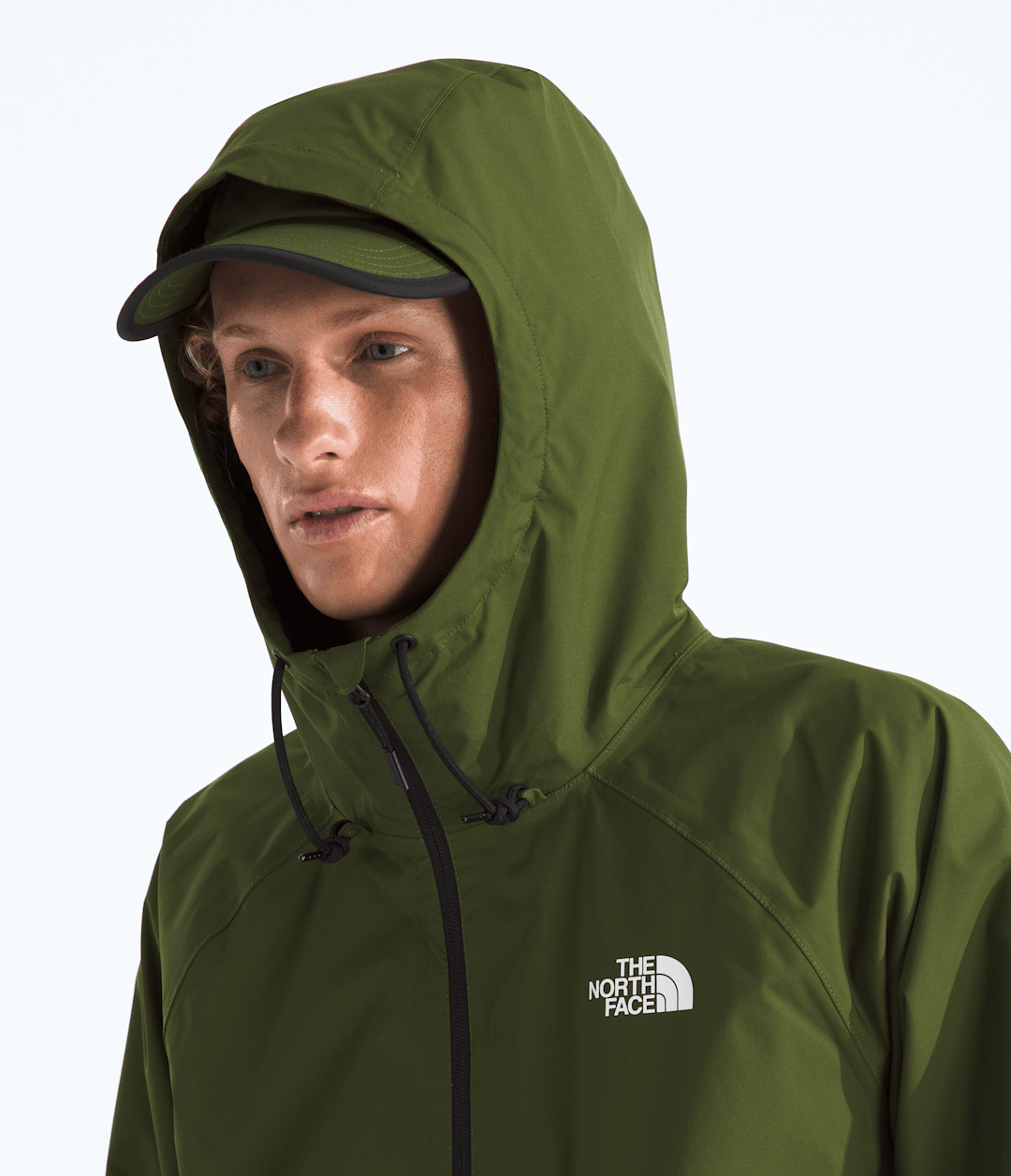 Men’s Antora Rain Hoodie - Woodland Green