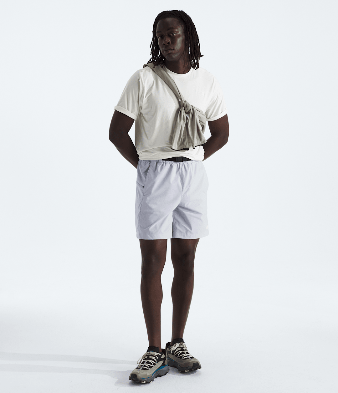 Men’s Class V Pathfinder Belted Shorts—7'' - Mystic Haze