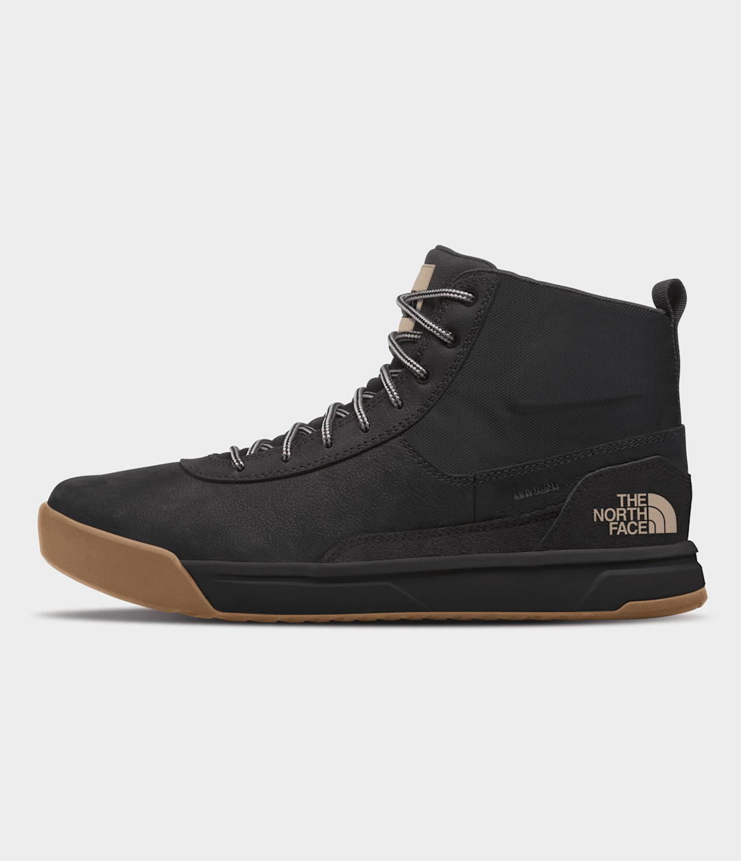 Men’s Larimer Mid Waterproof Boots - TNF Black/Vintage Khaki
