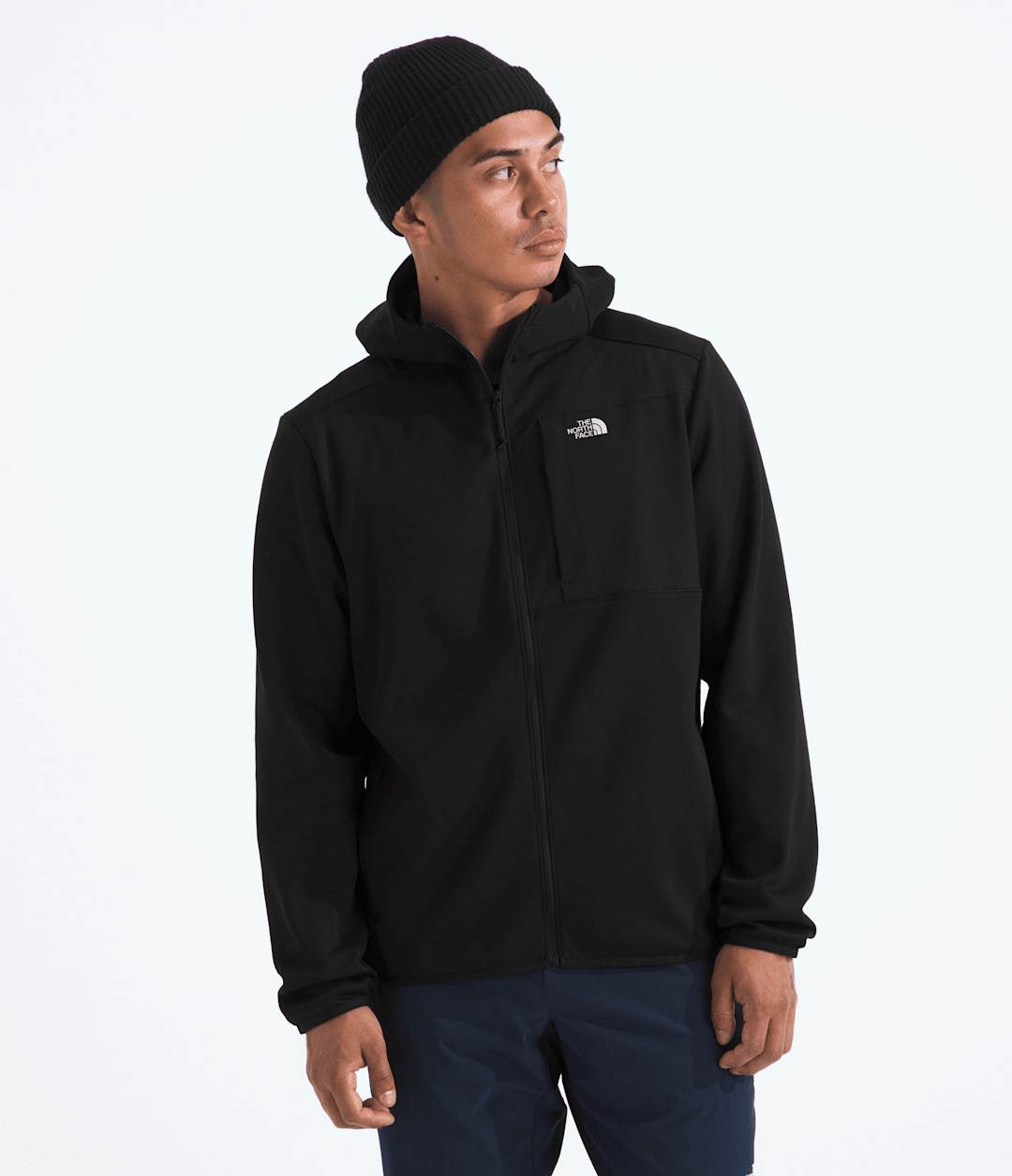Men’s TNF™ Performance Fleece Full-Zip Hoodie - TNF Black