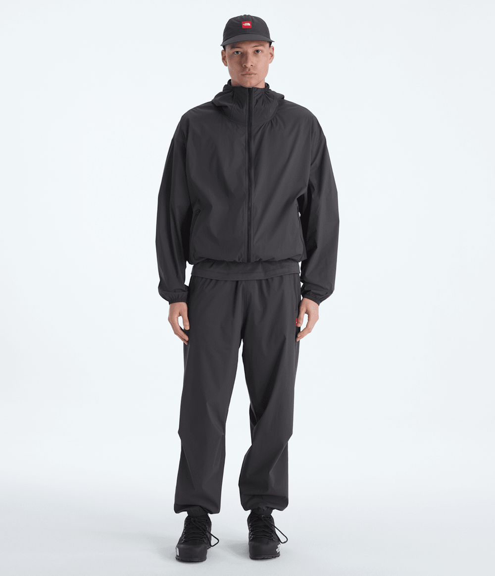 Men’s TNF™ Red Box Packable Hooded Wind Jacket - Obsidian
