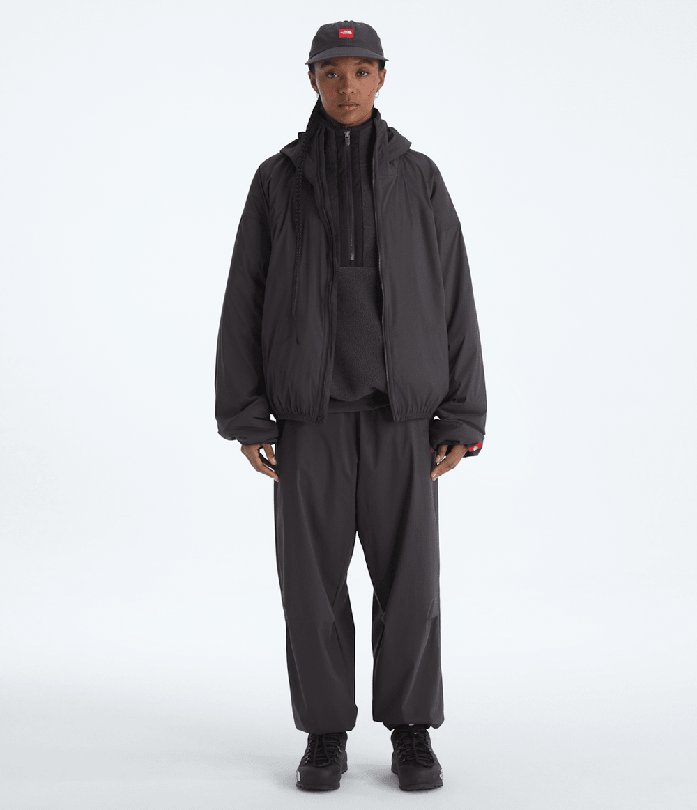 Men’s TNF™ Red Box Packable Hooded Wind Jacket - Obsidian