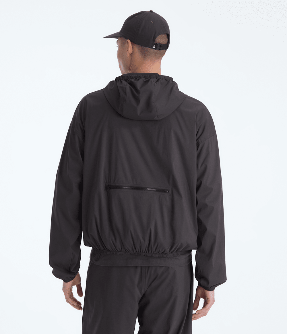 Men’s TNF™ Red Box Packable Hooded Wind Jacket - Obsidian