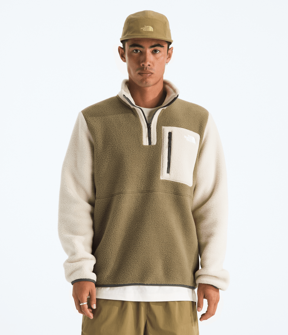 Men’s Yumiori ¼-Zip Jacket - Cedar-Desert Stone-New Taupe Green