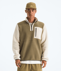 Men’s Yumiori ¼-Zip Jacket - Cedar-Desert Stone-New Taupe Green
