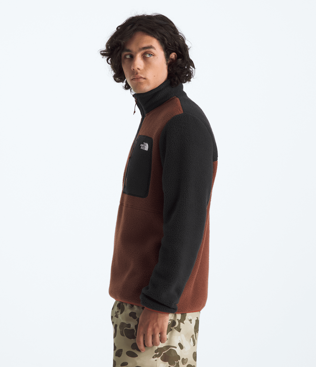 Men’s Yumiori ¼-Zip Jacket - Ember Soil-Tnf Black-Iron Clay