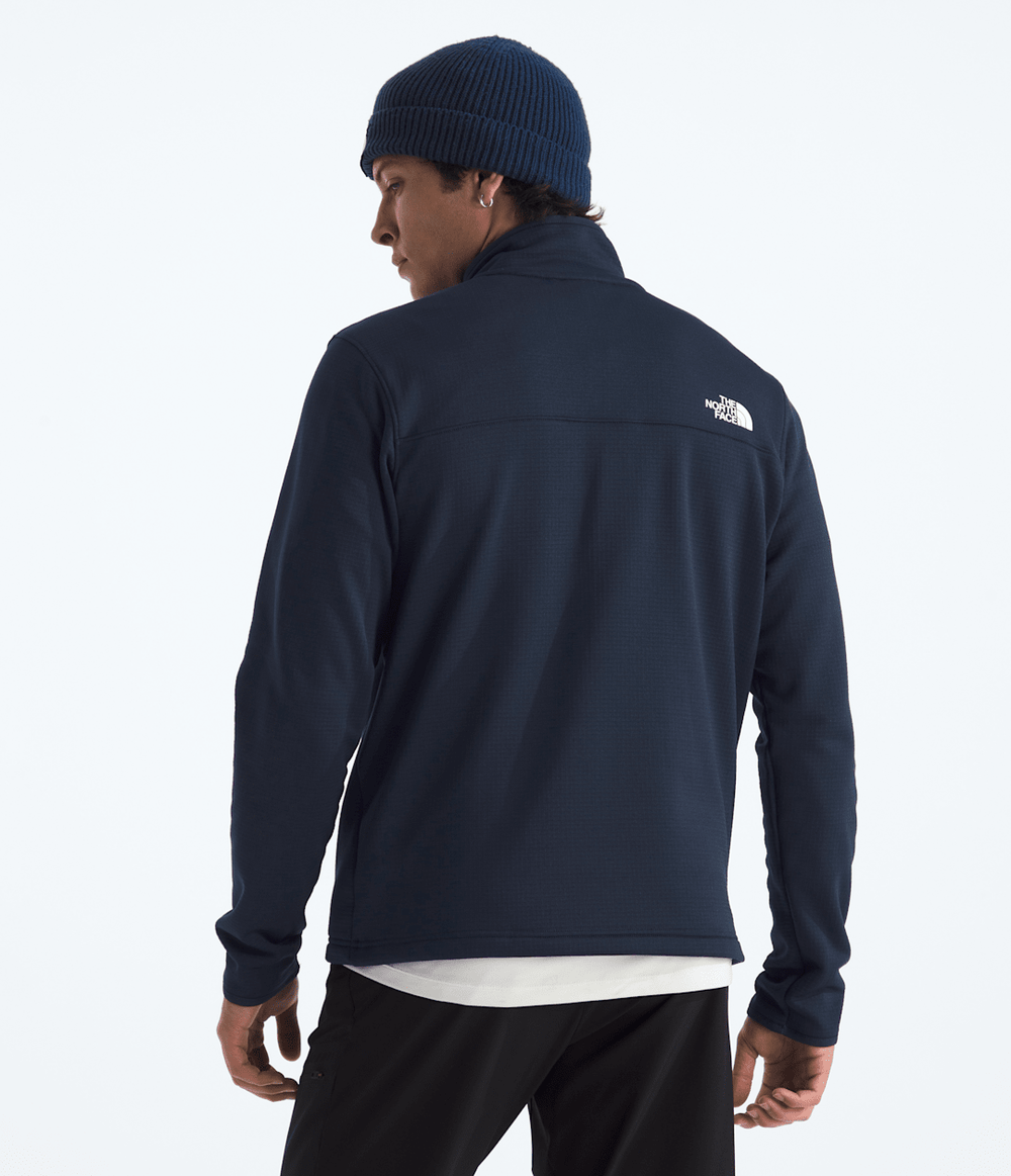 Men’s Cedar Trail Grid Fleece Full-Zip Jacket - Summit Navy