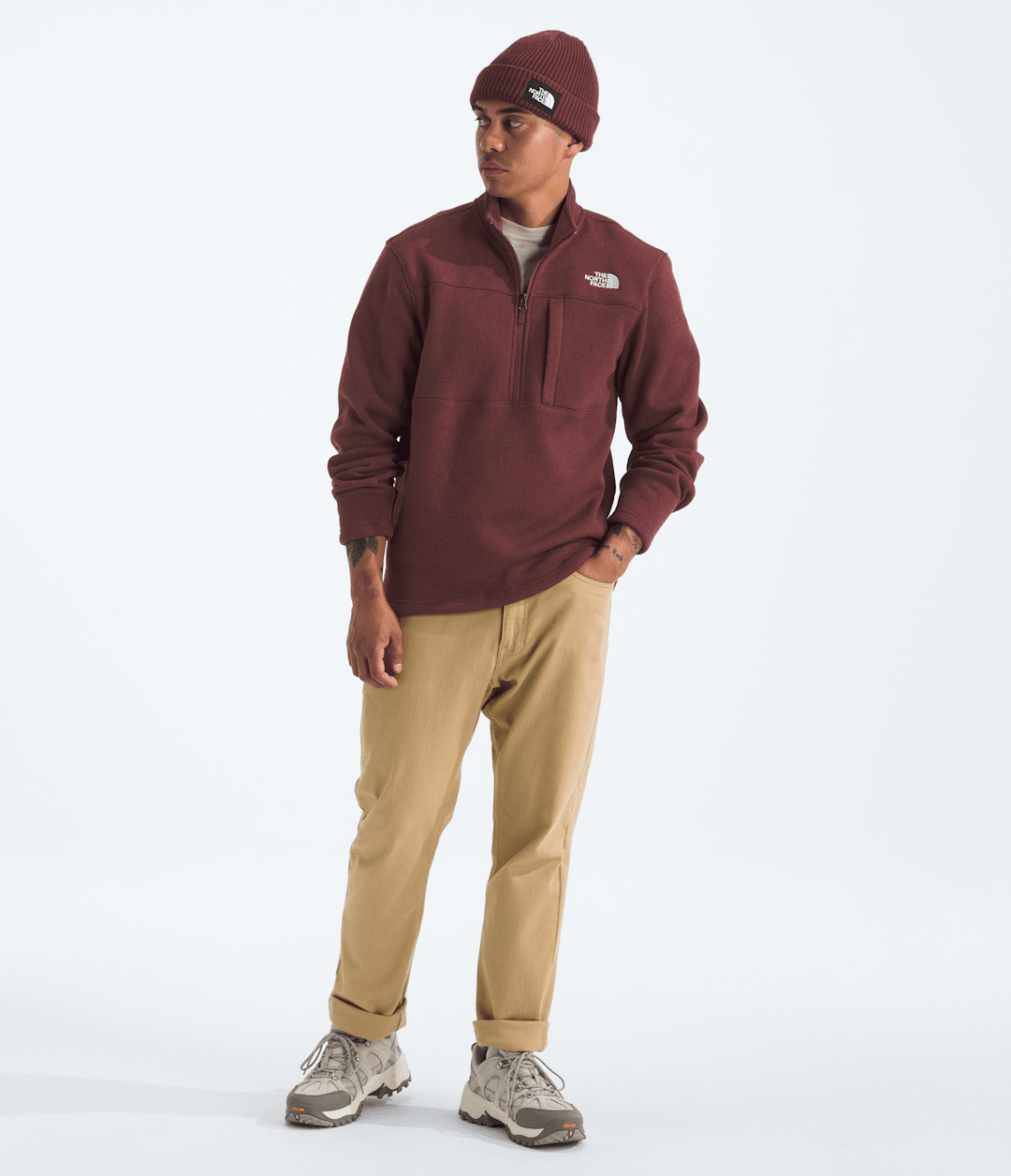 Men’s Gordon Lyons ¼-Zip - Sumac Heather