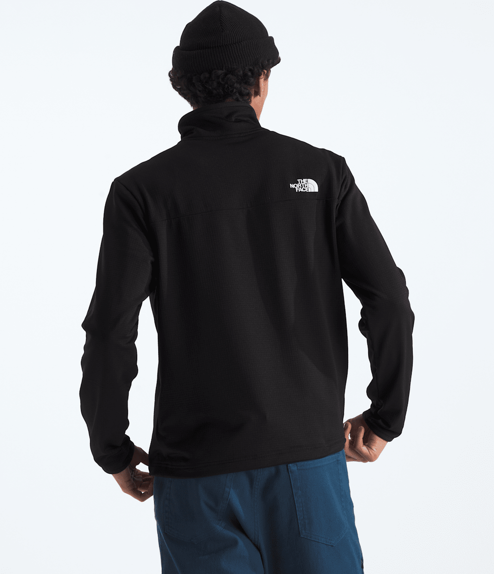 Men’s Cedar Trail Grid Fleece ¼-Zip - TNF Black