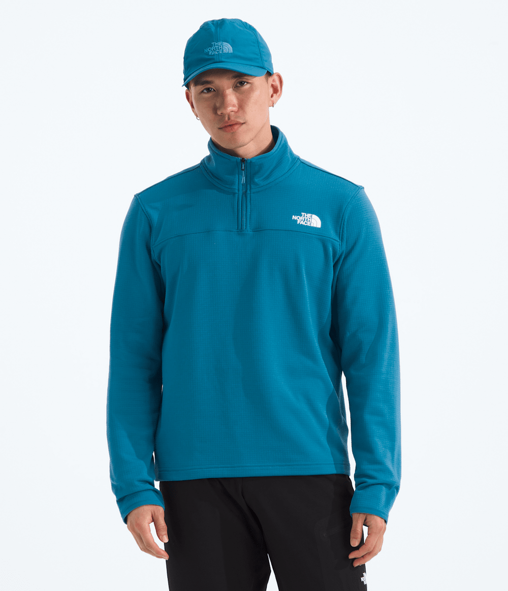 Men’s Cedar Trail Grid Fleece ¼-Zip - Dusk Blue