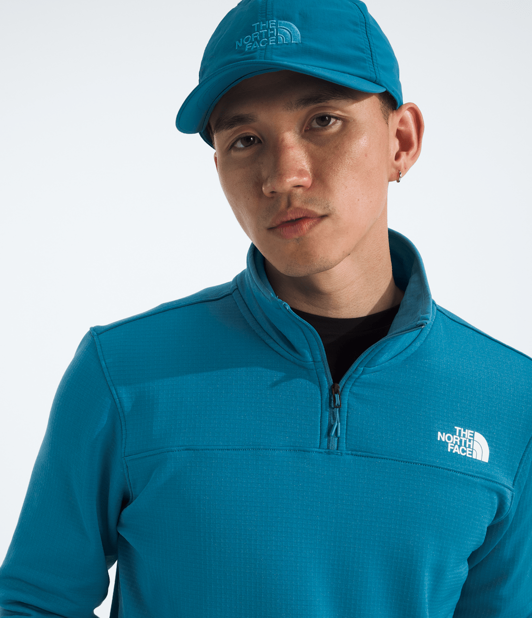 Men’s Cedar Trail Grid Fleece ¼-Zip - Dusk Blue