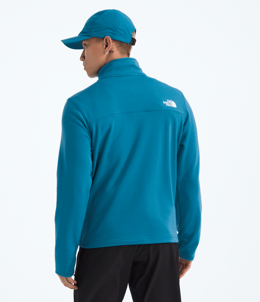 Men’s Cedar Trail Grid Fleece ¼-Zip - Dusk Blue