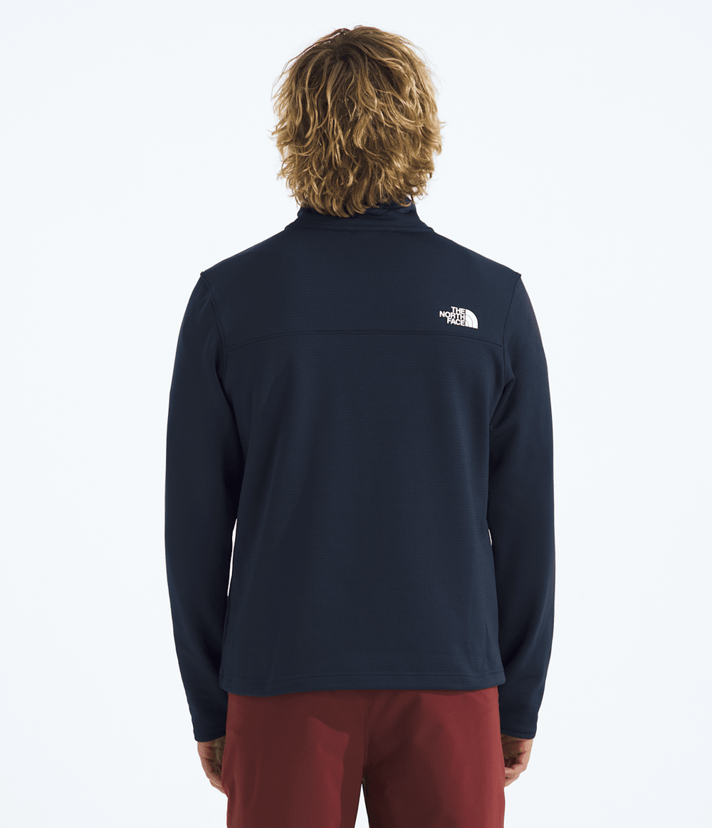 Men’s Cedar Trail Grid Fleece ¼-Zip - Summit Navy