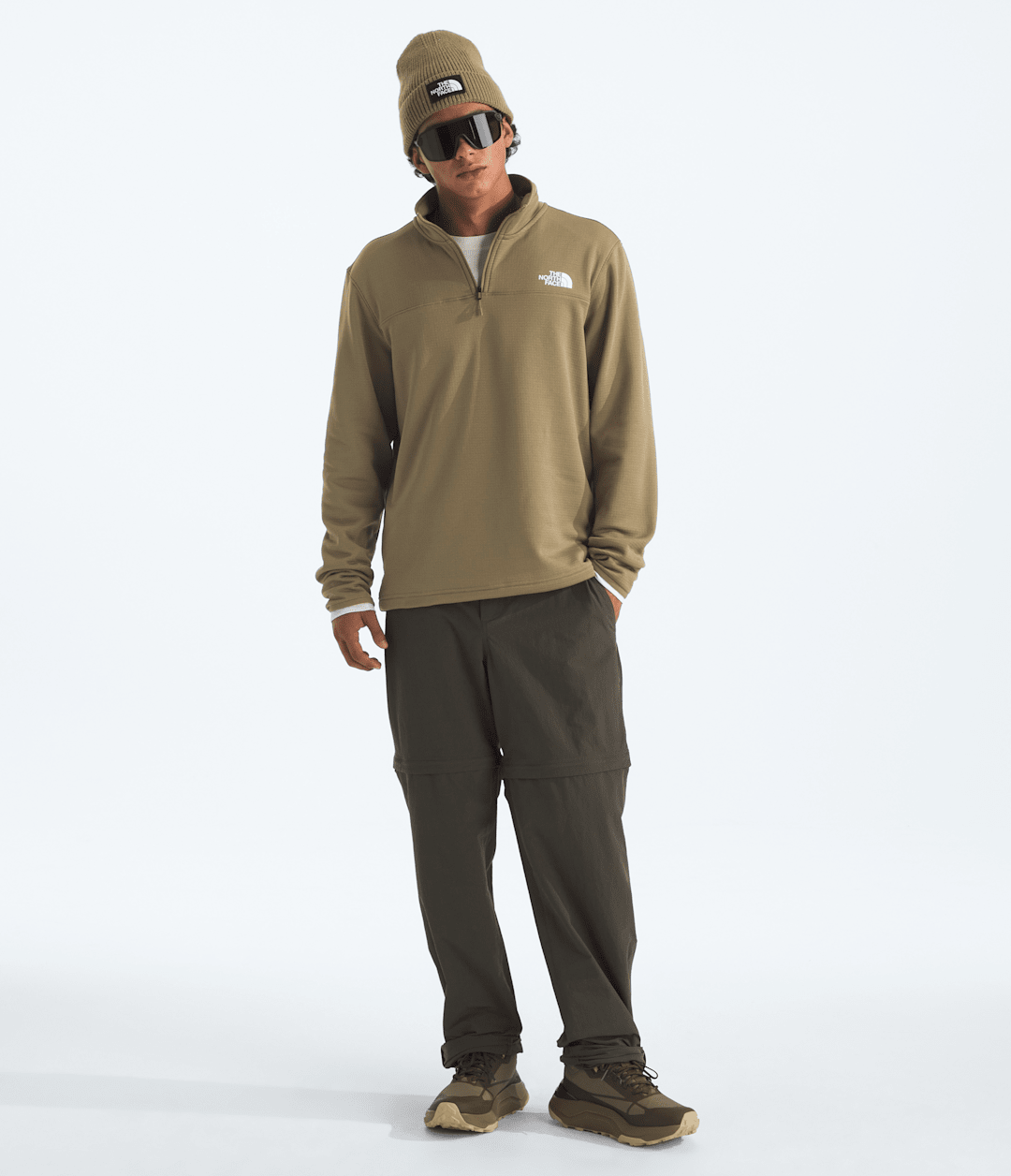 Men’s Cedar Trail Grid Fleece ¼-Zip - Cedar