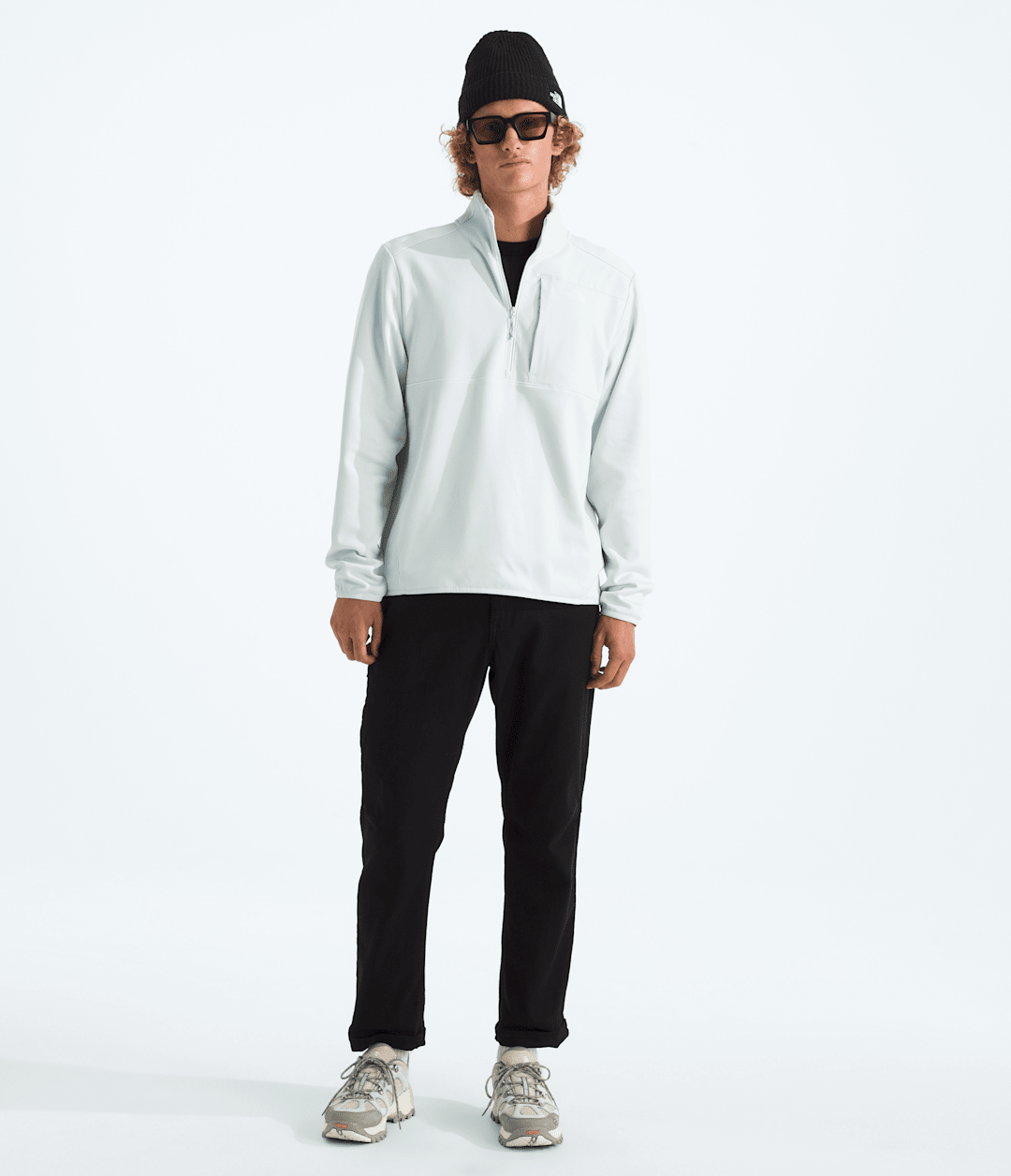 Men’s TNF™ Performance Fleece ¼-Zip - Pearl Stone
