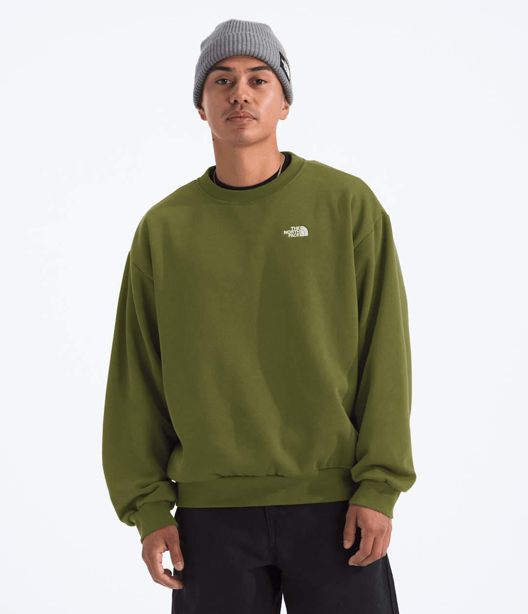 Men’s Evolution Simple Dome Oversized Crew - Woodland Green