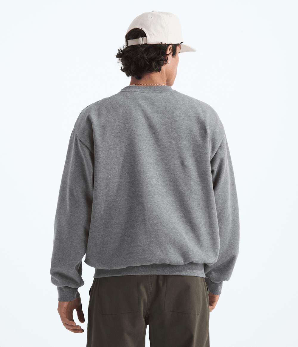 Men’s Evolution Simple Dome Oversized Crew - TNF Mid Grey Heather