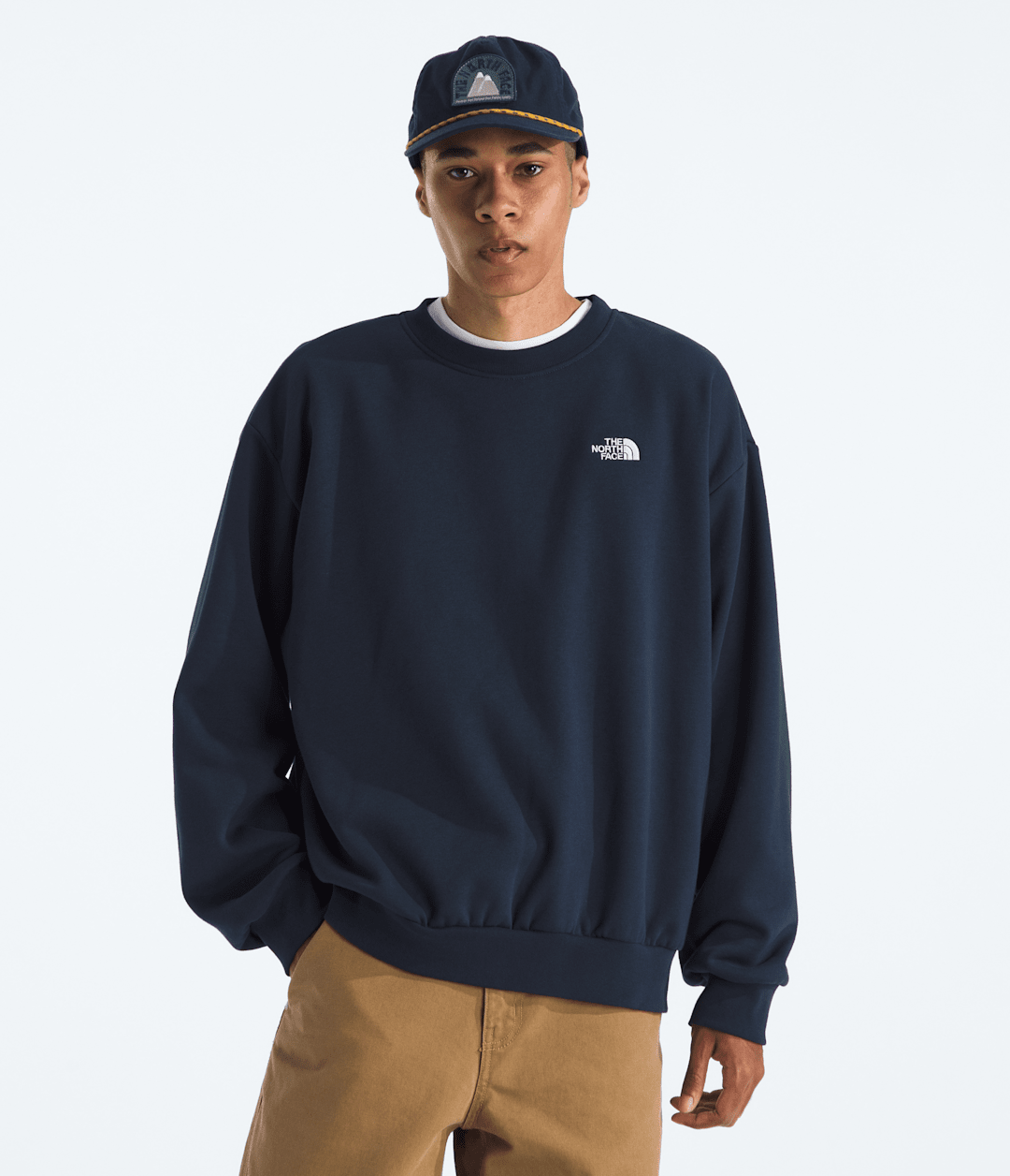 Men’s Evolution Simple Dome Oversized Crew - Summit Navy