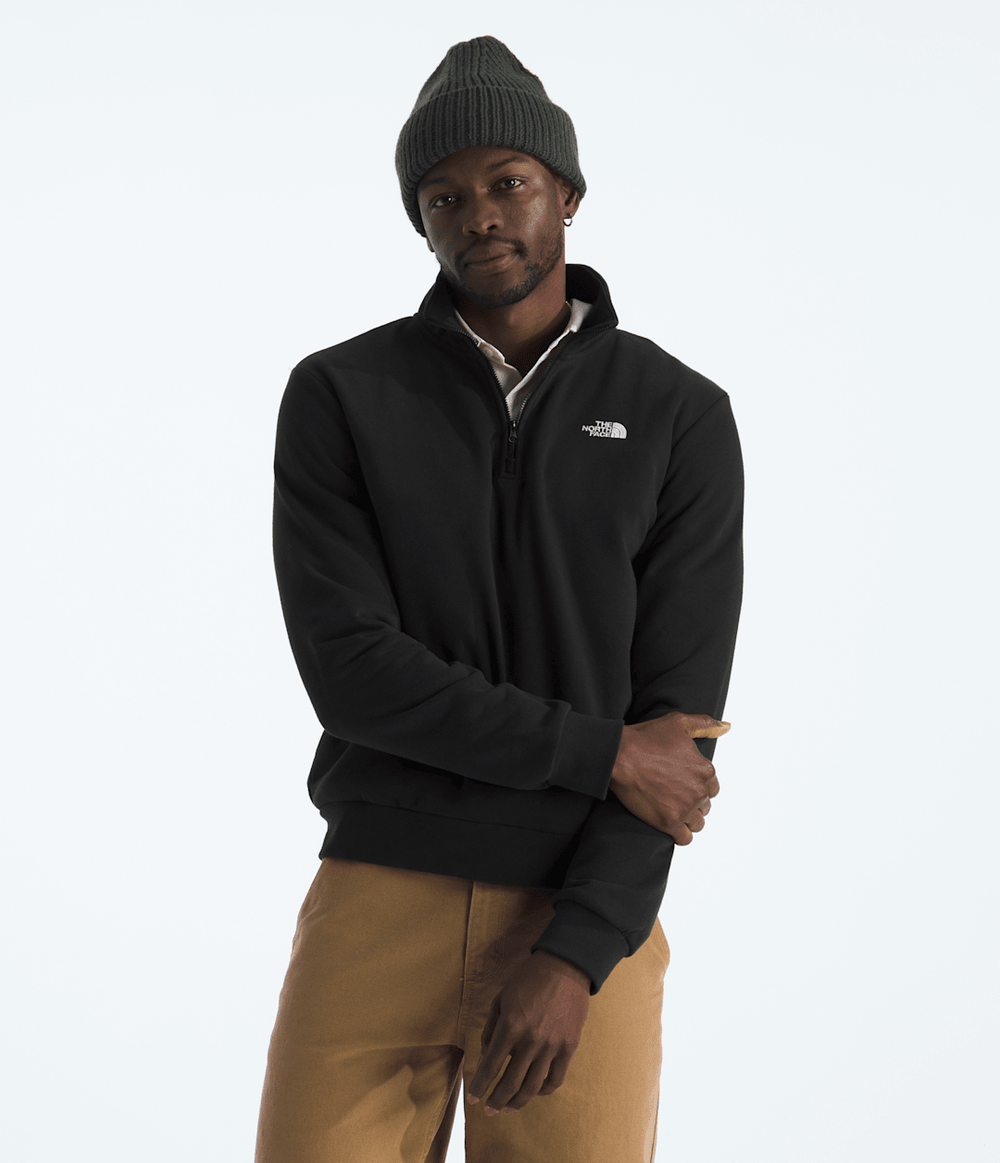 Men’s Evolution Simple Dome Regular ¼-Zip - TNF Black