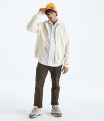 Men’s Evolution Simple Dome Full-Zip Hoodie - White Dune