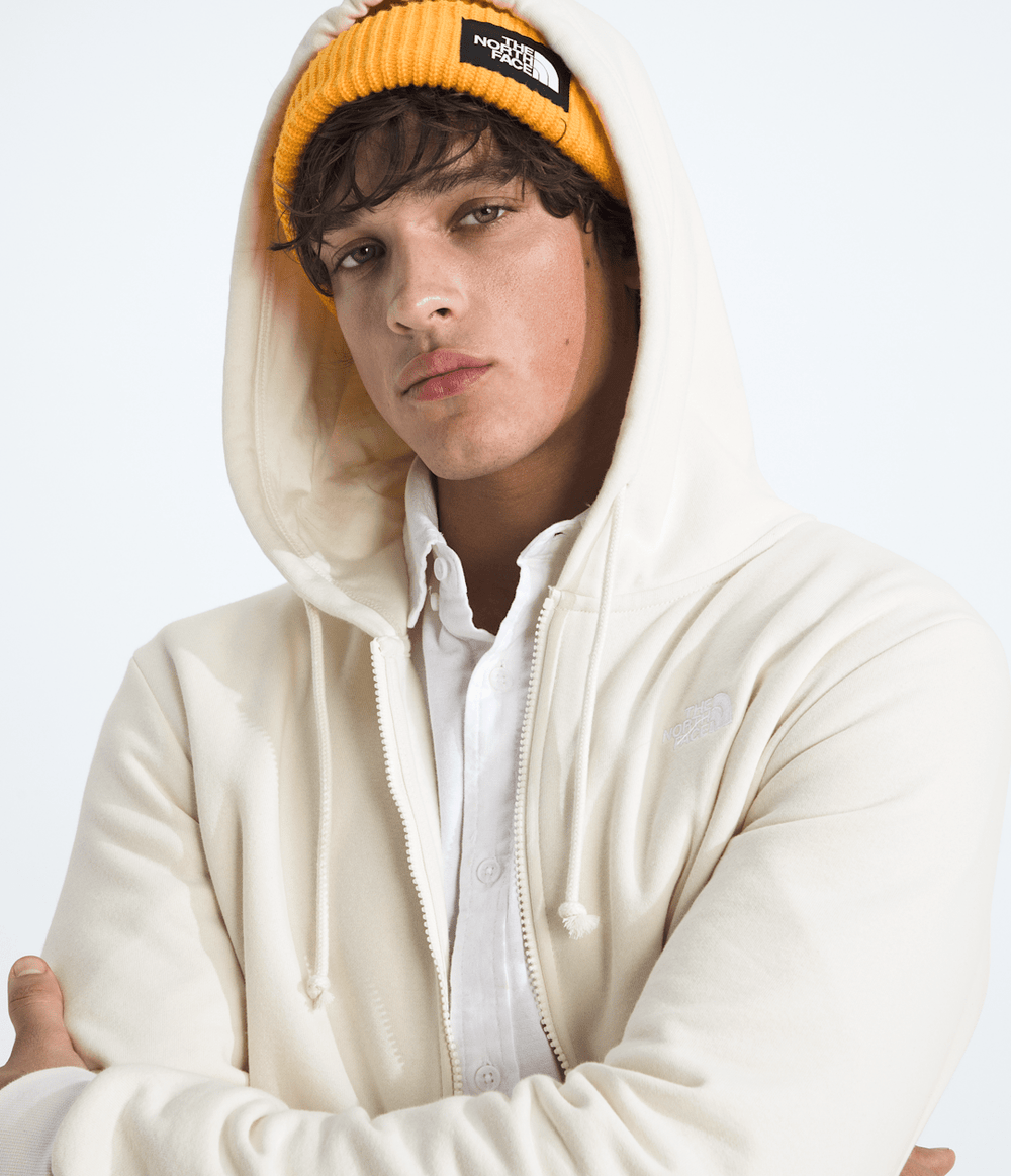 Men’s Evolution Simple Dome Full-Zip Hoodie - White Dune
