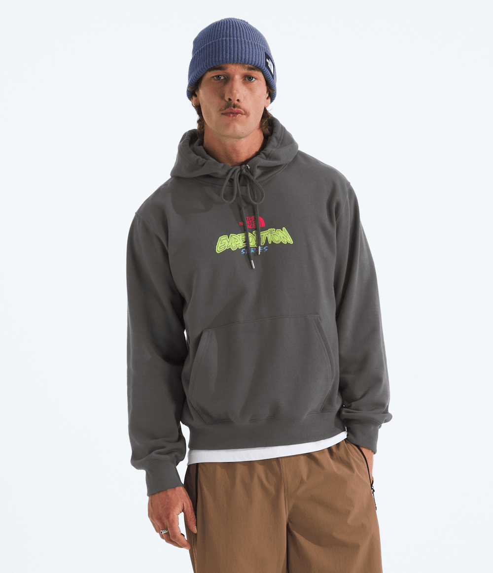 Men’s TNF™ Essential Expedition Series Hoodie—Graphic - Anthracite Grey