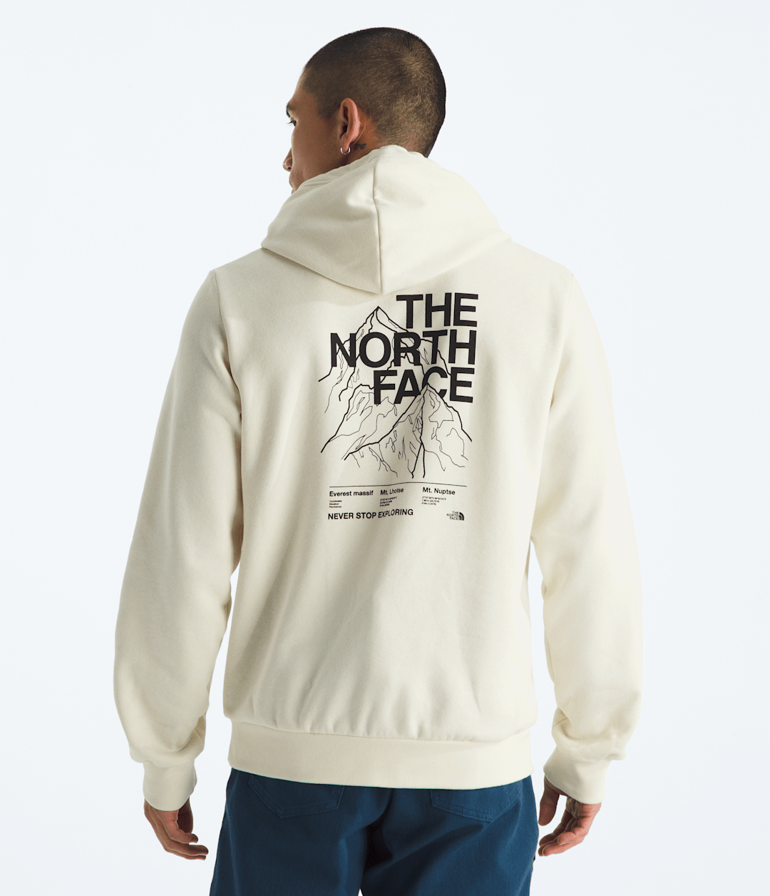 Men’s Evolution Half Dome Hoodie—Graphic - White Dune