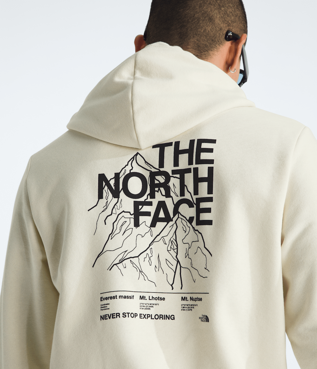 Men’s Evolution Half Dome Hoodie—Graphic - White Dune