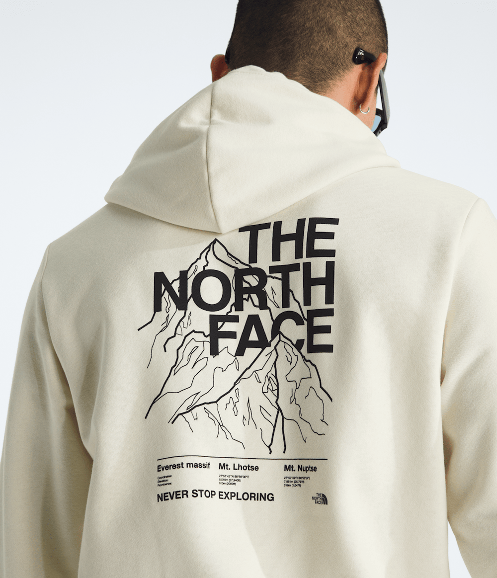 Men’s Evolution Half Dome Hoodie—Graphic - White Dune