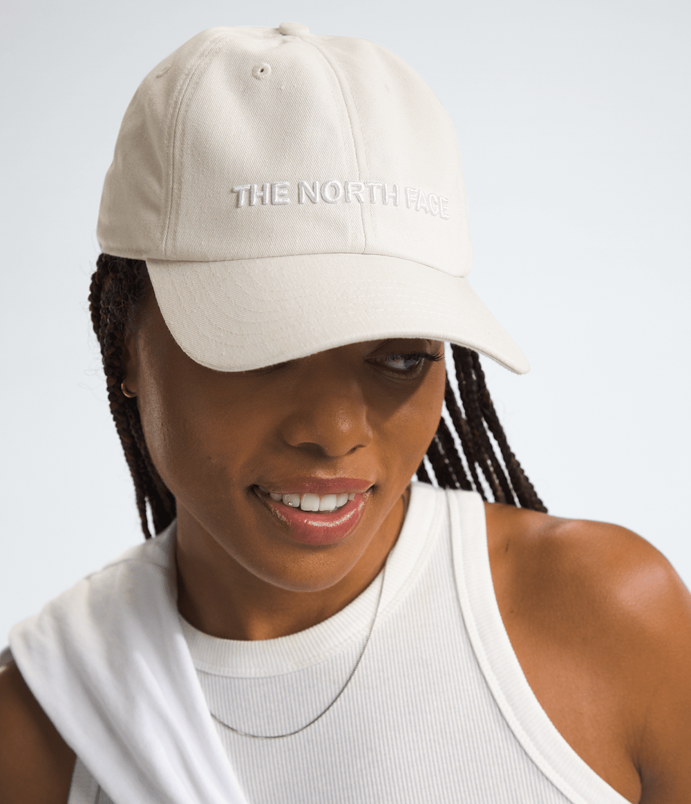 Roomy Norm Hat - White Dune/Raw Undyed/Horizontal Logo