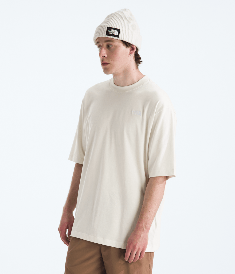 Men’s TNF™ Essential Simple Dome Oversized Short-Sleeve Tee - White Dune