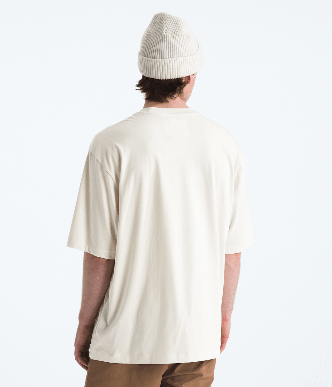 Men’s TNF™ Essential Simple Dome Oversized Short-Sleeve Tee - White Dune