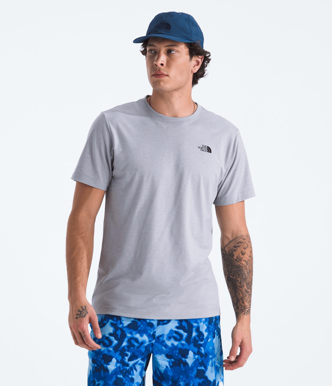 Men’s Short-Sleeve Tri-Blend Tee - TNF Light Grey Heather