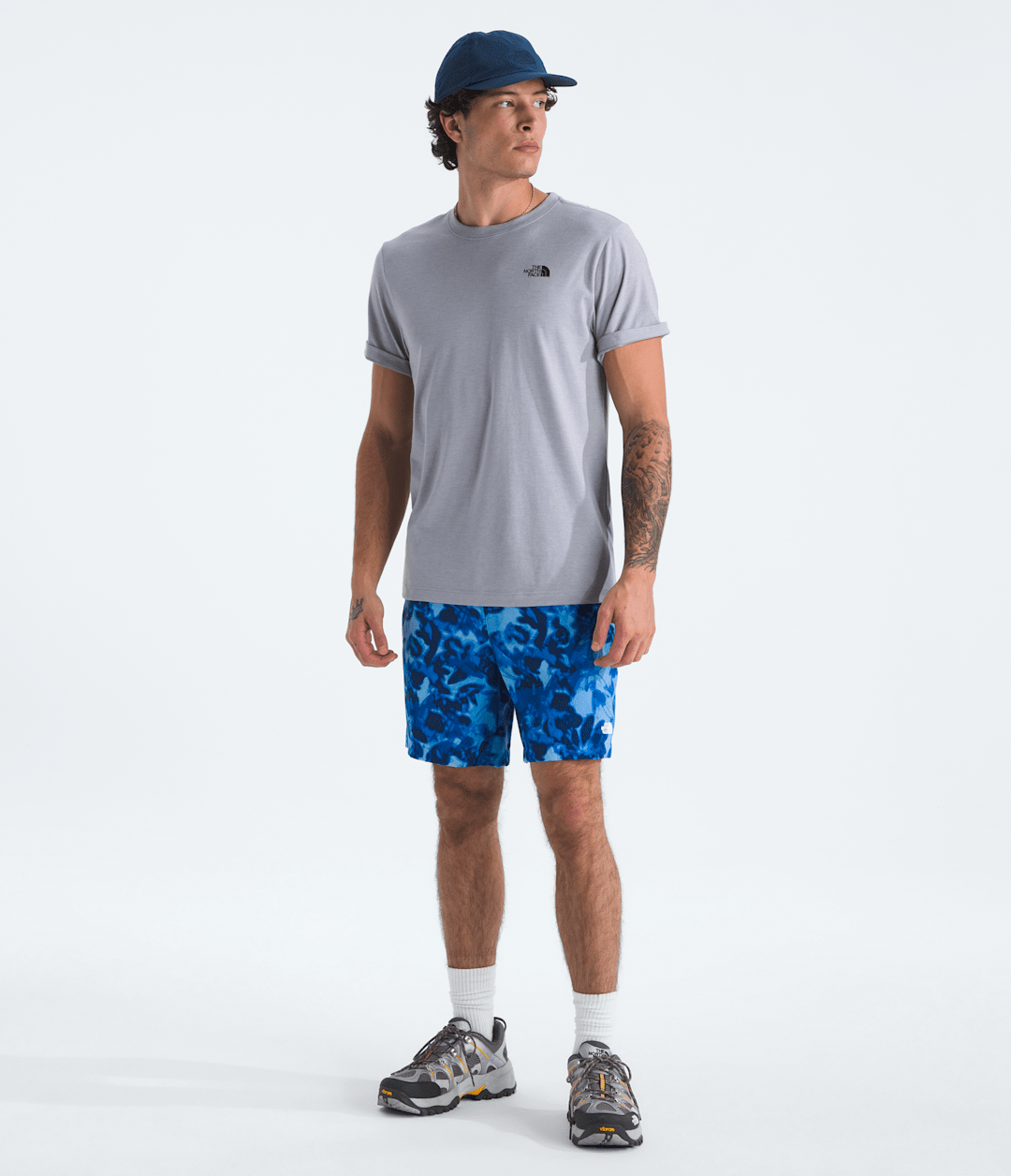 Men’s Short-Sleeve Tri-Blend Tee - TNF Light Grey Heather