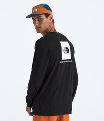 Men’s Evolution Box NSE Regular Long-Sleeve Tee - TNF Black/TNF White